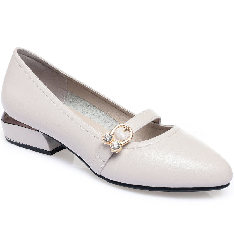 Tacones altos de piel suave