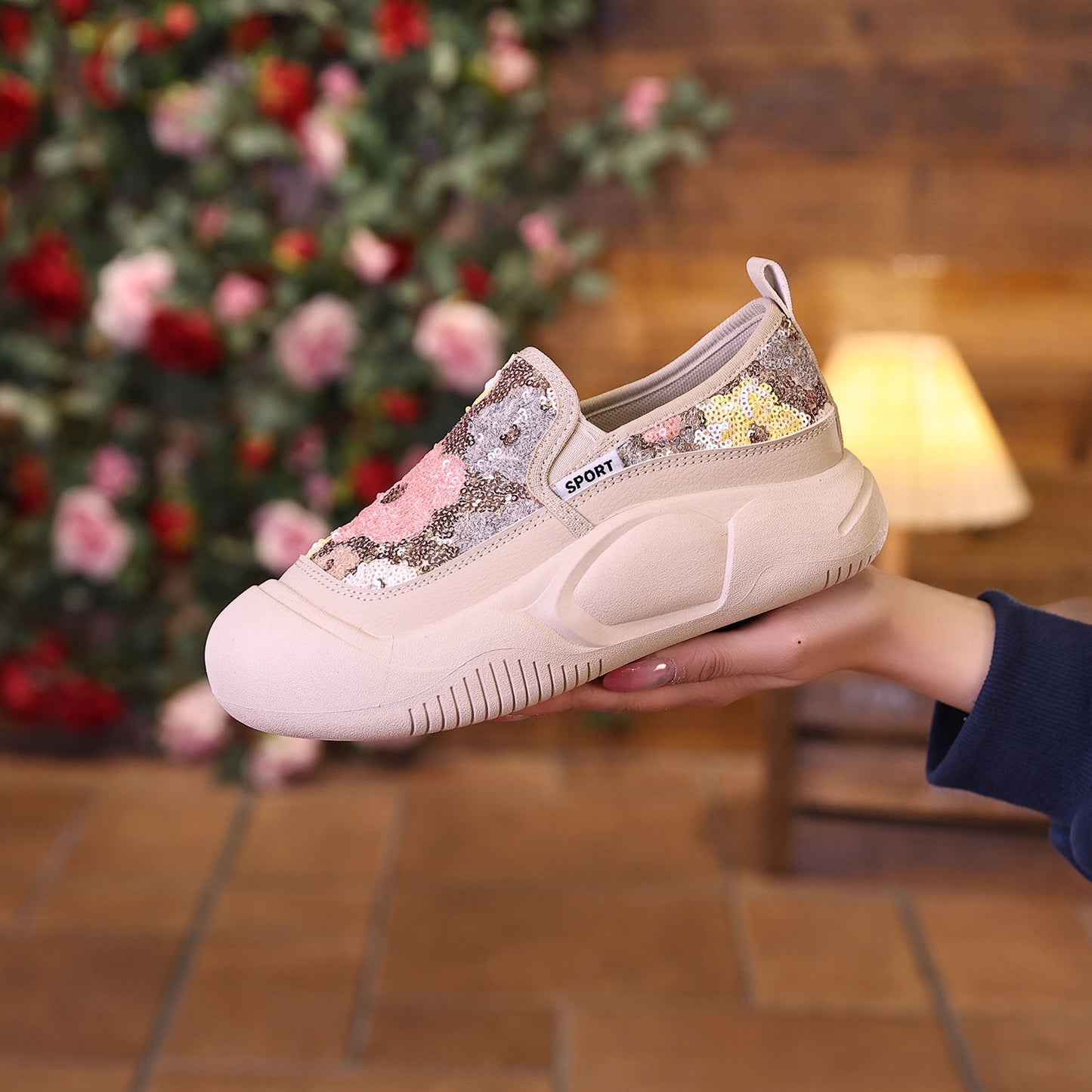 2025 nuevos zapatos casuales estampados