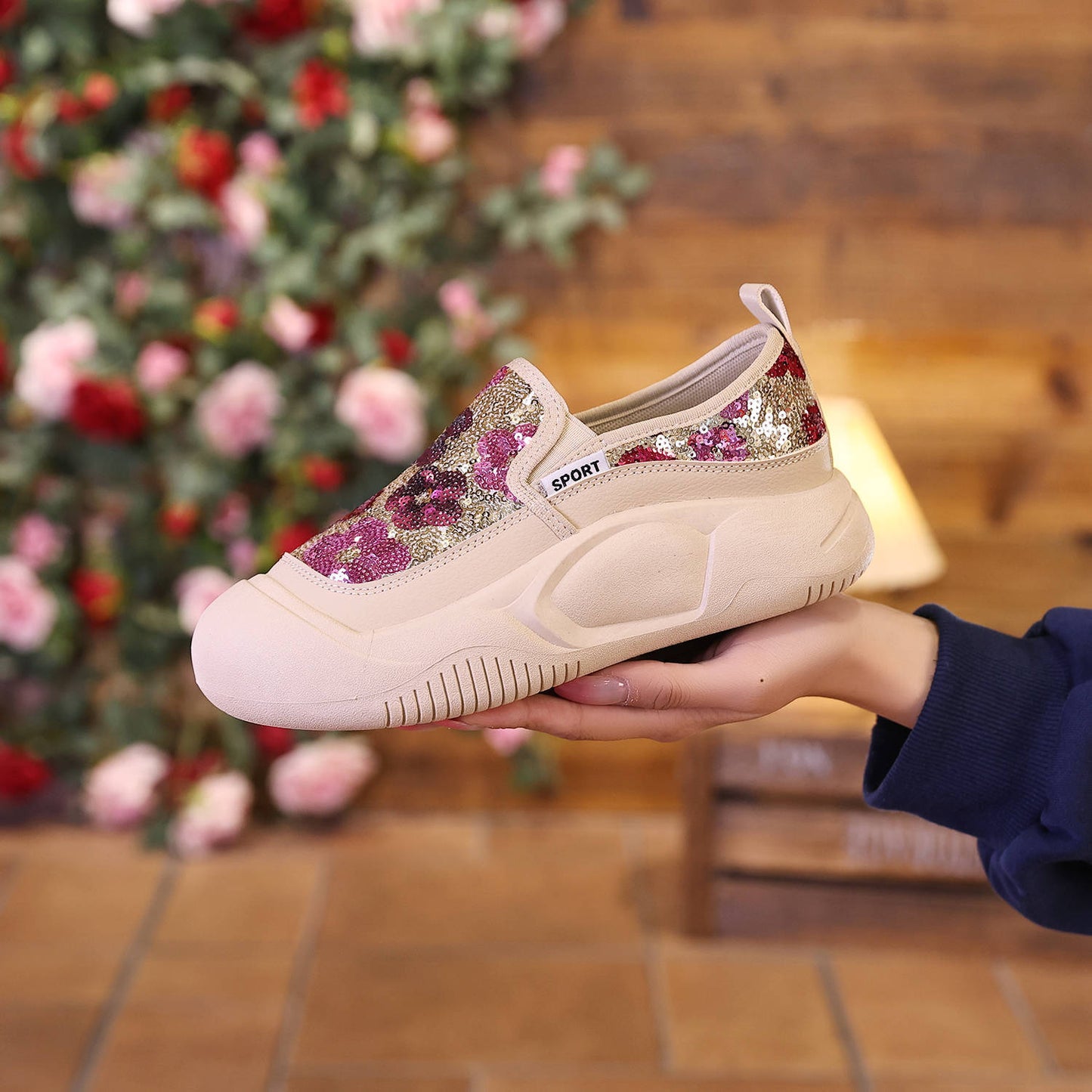 2025 nuevos zapatos casuales estampados