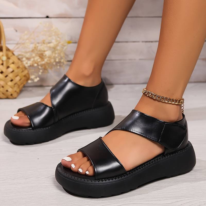 Sandalias de plataforma casual para mujer