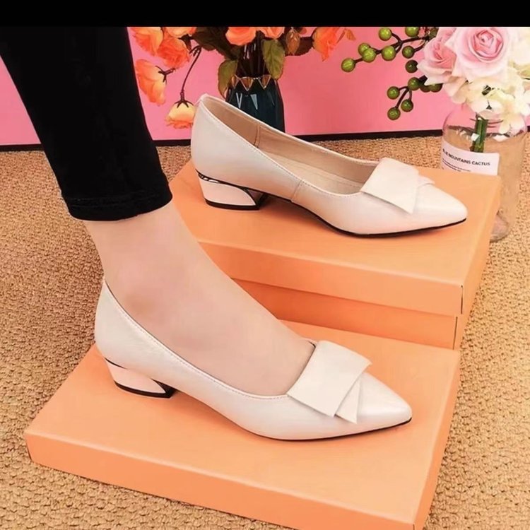Zapatos de cuero puntiagudos