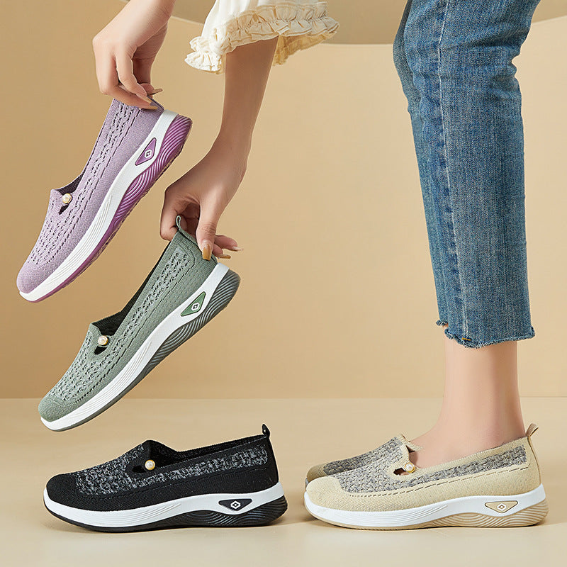 Zapatos de malla perlada
