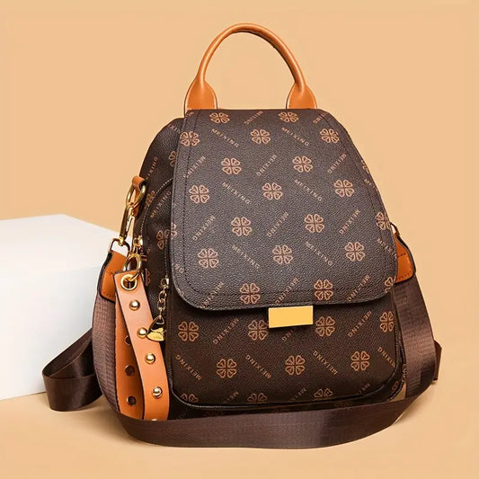 Mochila de cuero de moda