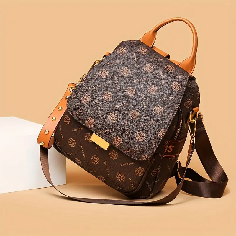 Mochila de cuero de moda