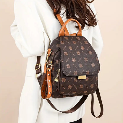 Mochila de cuero de moda