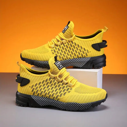 Nuevos zapatos de malla transpirable.