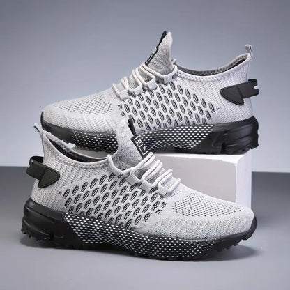 Nuevos zapatos de malla transpirable.