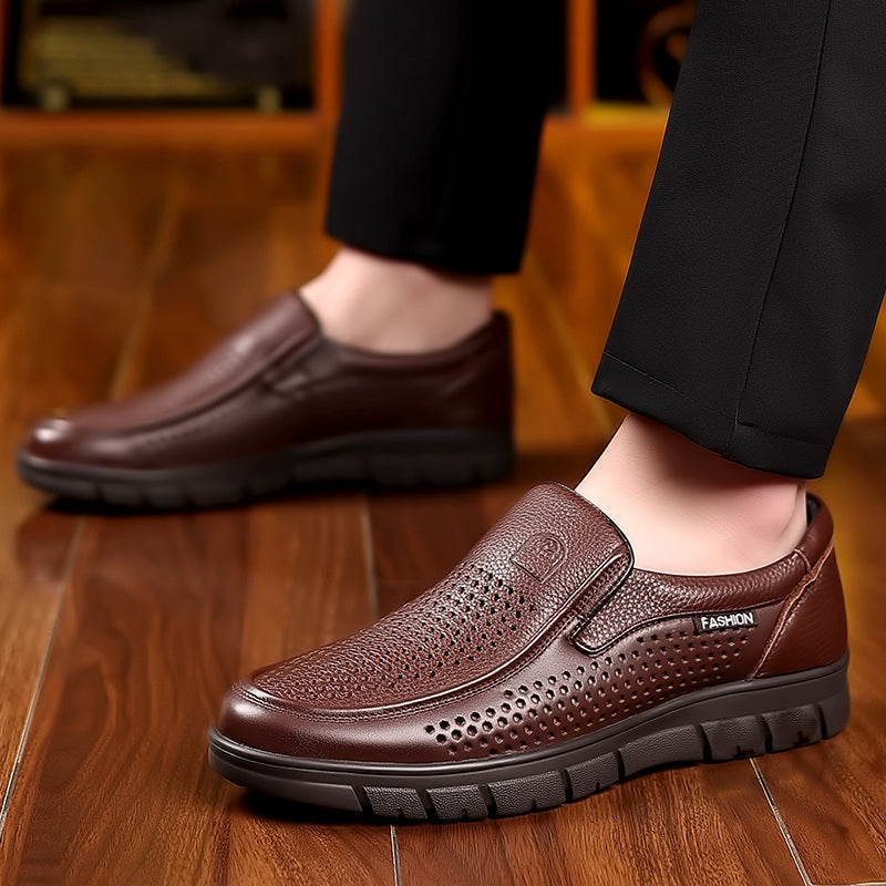Zapatos hombre piel vacuno primera capa