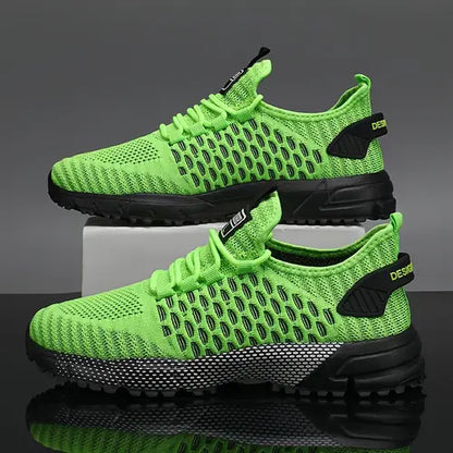 Nuevos zapatos de malla transpirable.
