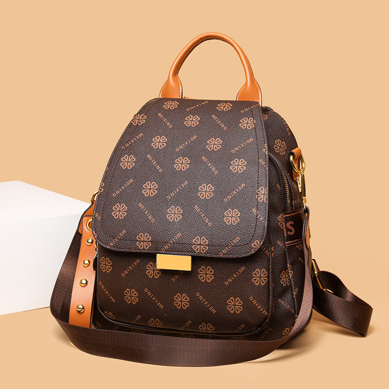 Mochila de cuero de moda