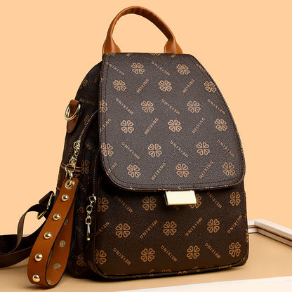 Mochila de cuero de moda