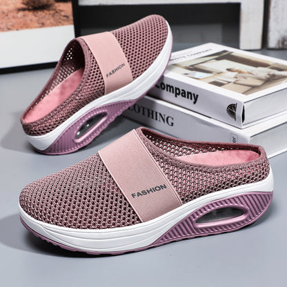 sandalias de malla para mujer