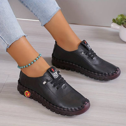 Zapatos de piel sintética para mujer - Transpirables