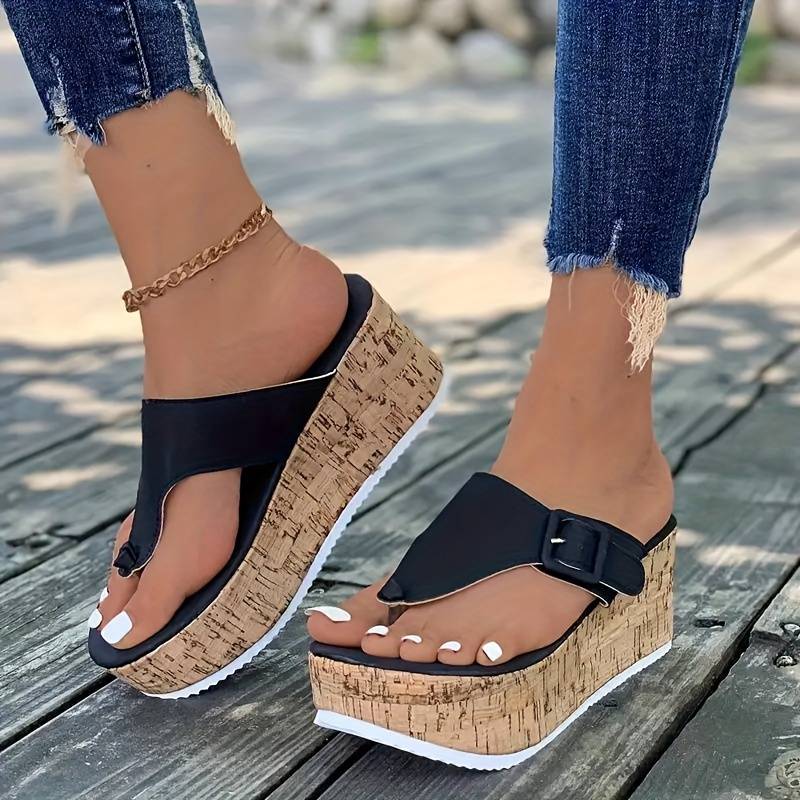 Sandalias de plataforma para mujer