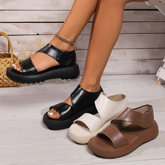 Sandalias de plataforma casual para mujer