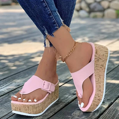 Sandalias de plataforma para mujer