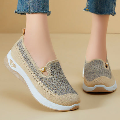 Zapatos de malla perlada
