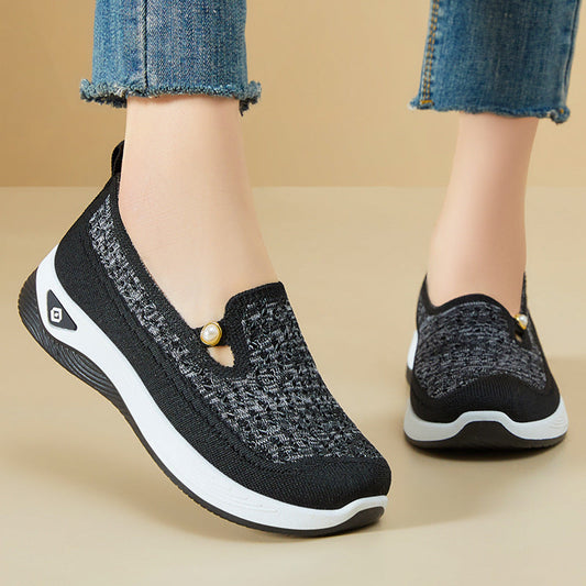 Zapatos de malla perlada