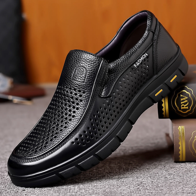Zapatos hombre piel vacuno primera capa